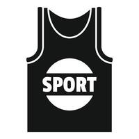 sport tank top icoon vector