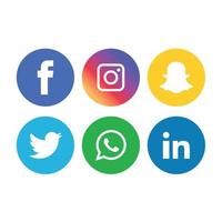 sociale media plat pictogrammen technologie, netwerk. achtergrond groep smiley face verkoop. delen, zoals, vectorillustratie twitter, youtube, whatsapp, snapchat, facebook, instagram, tiktok, tok vector