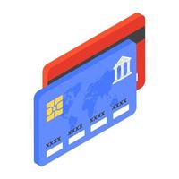 creditcard concepten vector