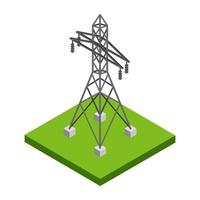 elektrische toren concepten vector