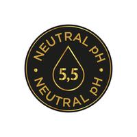 Neutraal pH-pictogram vector