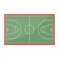 basketbalveld concepten vector