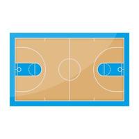 basketbalveld concepten vector