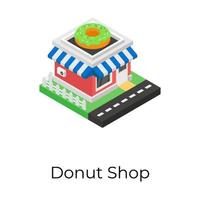 donut winkel concepten vector