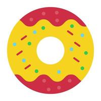 trendy donutconcepten vector