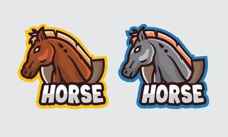 logo illustrasi paard voor alle merken vector