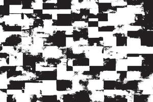 zwart monochroom grunge structuur Aan wit achtergrond, grunge bedekking achtergrond structuur vector