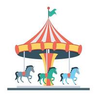 trendy carrouselconcepten vector