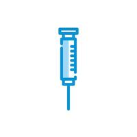 geïsoleerde medische injectie pictogram vector design