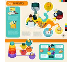 Ontwerp Infographics Set vector