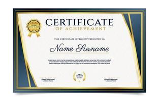 elegante certificaatsjabloon vector