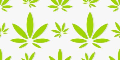 groene blad marujuana patroon pagina. vectorillustratie. vector