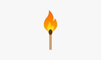 matchstick grafisch ontwerp vectorillustratie. vector