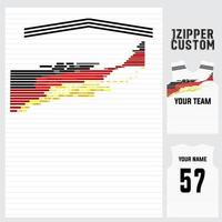 vector patroon jersey ontwerp voor sport sublimatie printen