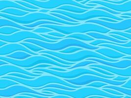 blauw oceaan water plons golven naadloos patroon. oceaan water golven en spatten, water rimpeling achtergrond illustratie. golvend beweging water patroon vector