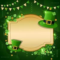 st. patrick's day achtergrond vector