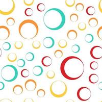 kleurrijk cirkel naadloos patroon perfect voor achtergrond of behang vector