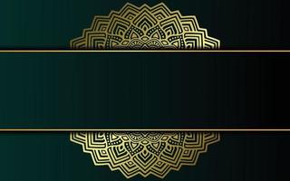 luxe mandala achtergrond met gouden arabesk patroon arabische islamitische Oost-stijl. decoratieve mandala in ramadan-stijl. mandala om af te drukken, poster, omslag, brochure, flyer, banner vector