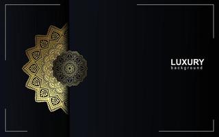 luxe mandala achtergrond met gouden arabesk patroon arabische islamitische Oost-stijl. decoratieve mandala in ramadan-stijl. mandala om af te drukken, poster, omslag, brochure, flyer, banner vector