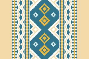 ikat damast borduurwerk achtergrond. ikat afdrukken meetkundig etnisch oosters patroon traditioneel.azteken stijl abstract illustratie.ontwerp voor textuur, stof, kleding, verpakking, sarong. vector