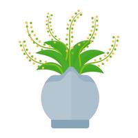 trendy eeuwse plant vector