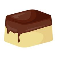 pindakaas chocolade vector