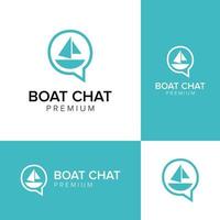 boot chat logo vector pictogrammalplaatje