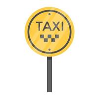 taxi standplaats vector