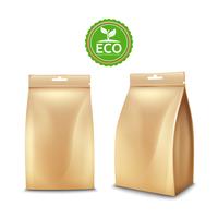 Eco-papierpakket vector