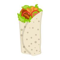 tortilla wraps concepten vector