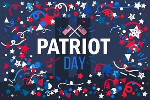 patriot dag banner vector