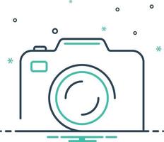 mixpictogram voor camera vector