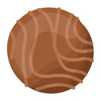 concepten voor chocoladekoekjes vector