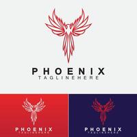 phoenix logo vector illustratie ontwerpsjabloon