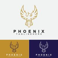 phoenix logo vector illustratie ontwerpsjabloon