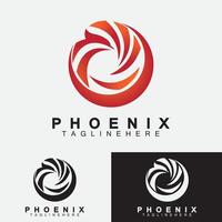 phoenix logo vector illustratie ontwerpsjabloon