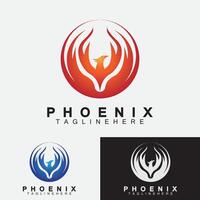 phoenix logo vector illustratie ontwerpsjabloon