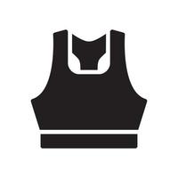 glyph-pictogram tanktop vector