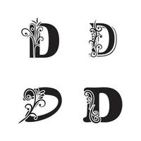 letter d logo sjabloon vector pictogram ontwerp