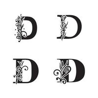 letter d logo sjabloon vector pictogram ontwerp