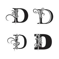 letter d logo sjabloon vector pictogram ontwerp