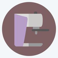 pictogram espressomachine - vlakke stijl - eenvoudige illustratie, bewerkbare slag vector