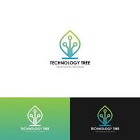 technologie, natuur, draadloos, internet, netwerk, technologieën vector logo sjabloon