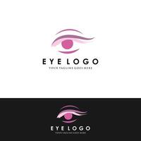 creatief oog concept logo ontwerpsjabloon vector