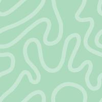 mint tiffany groene doolhof lijnen hand getekende penseelstreek naadloze patroon. vector doodle eindeloos patroon voor textiel inwikkeling digitale papieren sjabloon