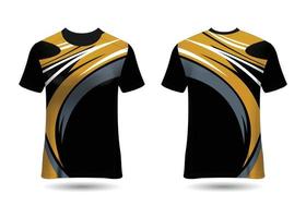 sport race jersey ontwerpsjabloon voor teamuniformen vector