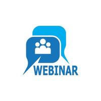 live webinar pictogram en symboolsjabloon vector