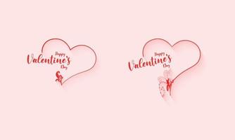 Valentijnsdag wens clip art deel zeven vector