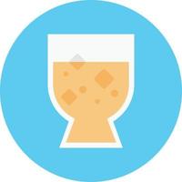 drink glas cirkel plat pictogram vector