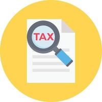 belasting factuur zoeken vector